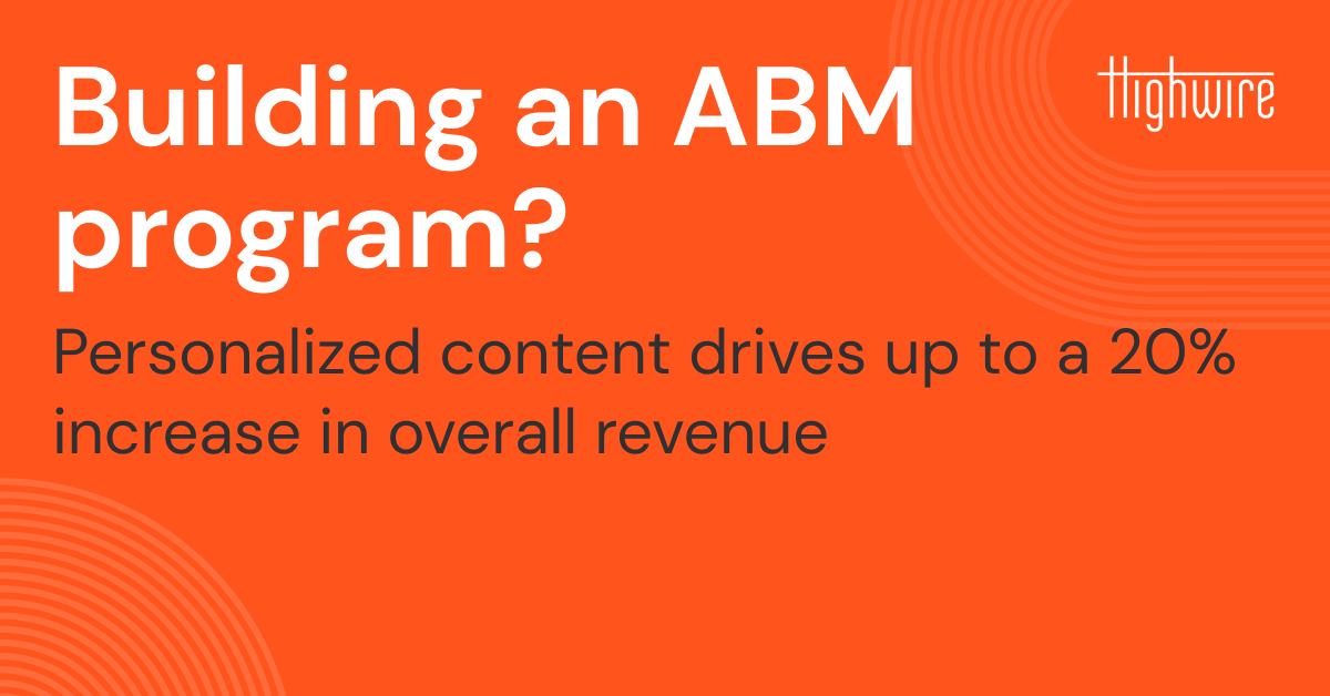 Are your ABM campaigns harnessing the potential of tailored narratives and visuals Integrate content and creative elements for deeper engagements and stronger connections. #Storytelling #VisualMar-1
