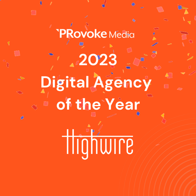 Digital Agency of the year 2023 - awards page
